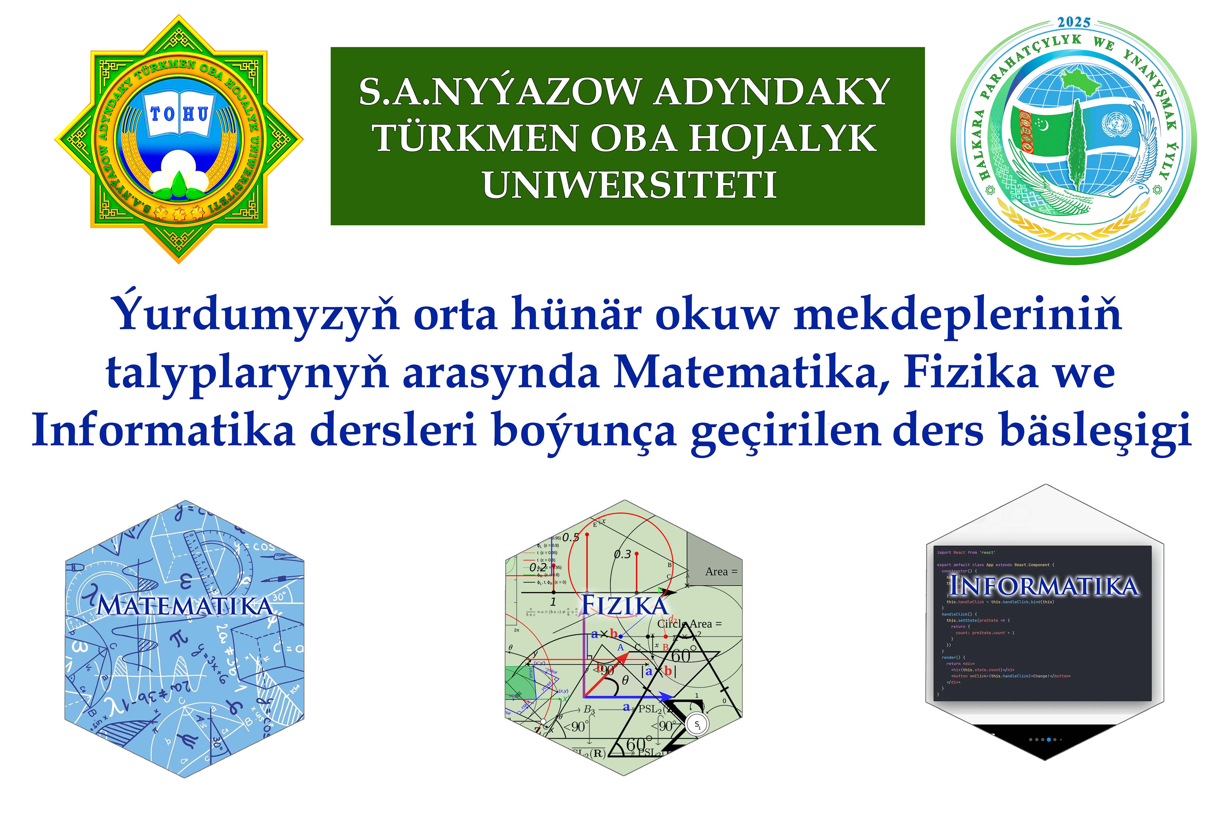 ORTA HÜNÄR OKUW MEKDEPLERINIŇ TALYPLARYNYŇ 3 DERS BOÝUNÇA BÄSLEŞIGI GEÇIRILDI